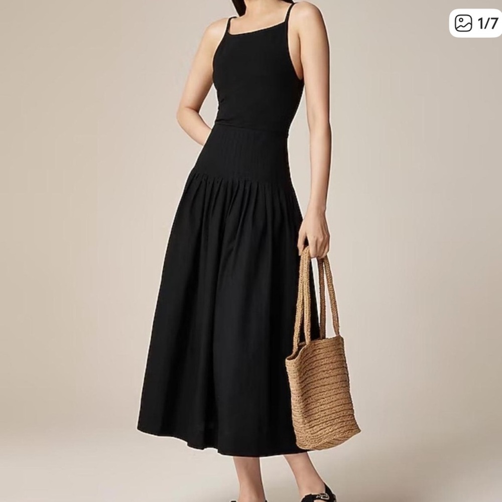 J. Crew Pintuck mixy dress